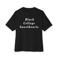 Black College Sweathearts Oversized Boxy Tee